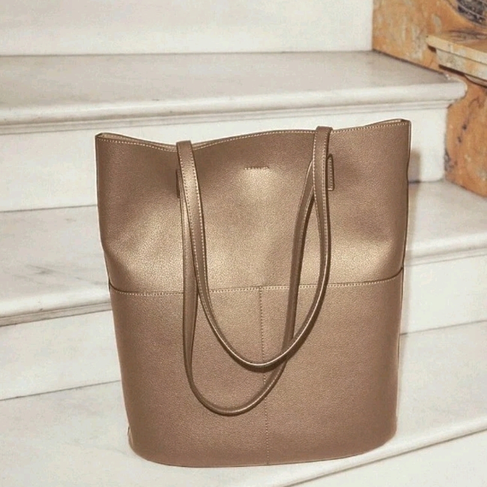 Elegant Dust Gold Tote Bag